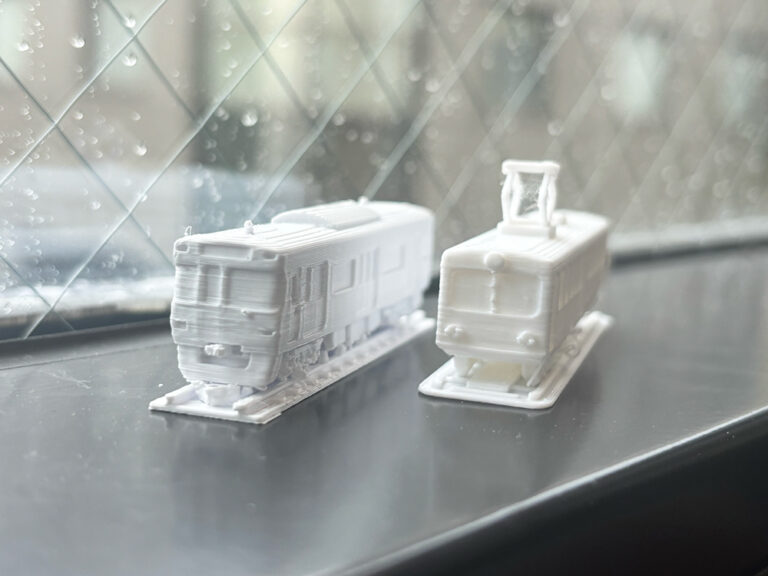 電車を3Dプリント